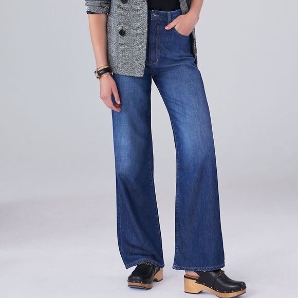 Anthropologie Denim - Anthropologie Pilcro the Annie wide leg high rise pant Size 28 Tall